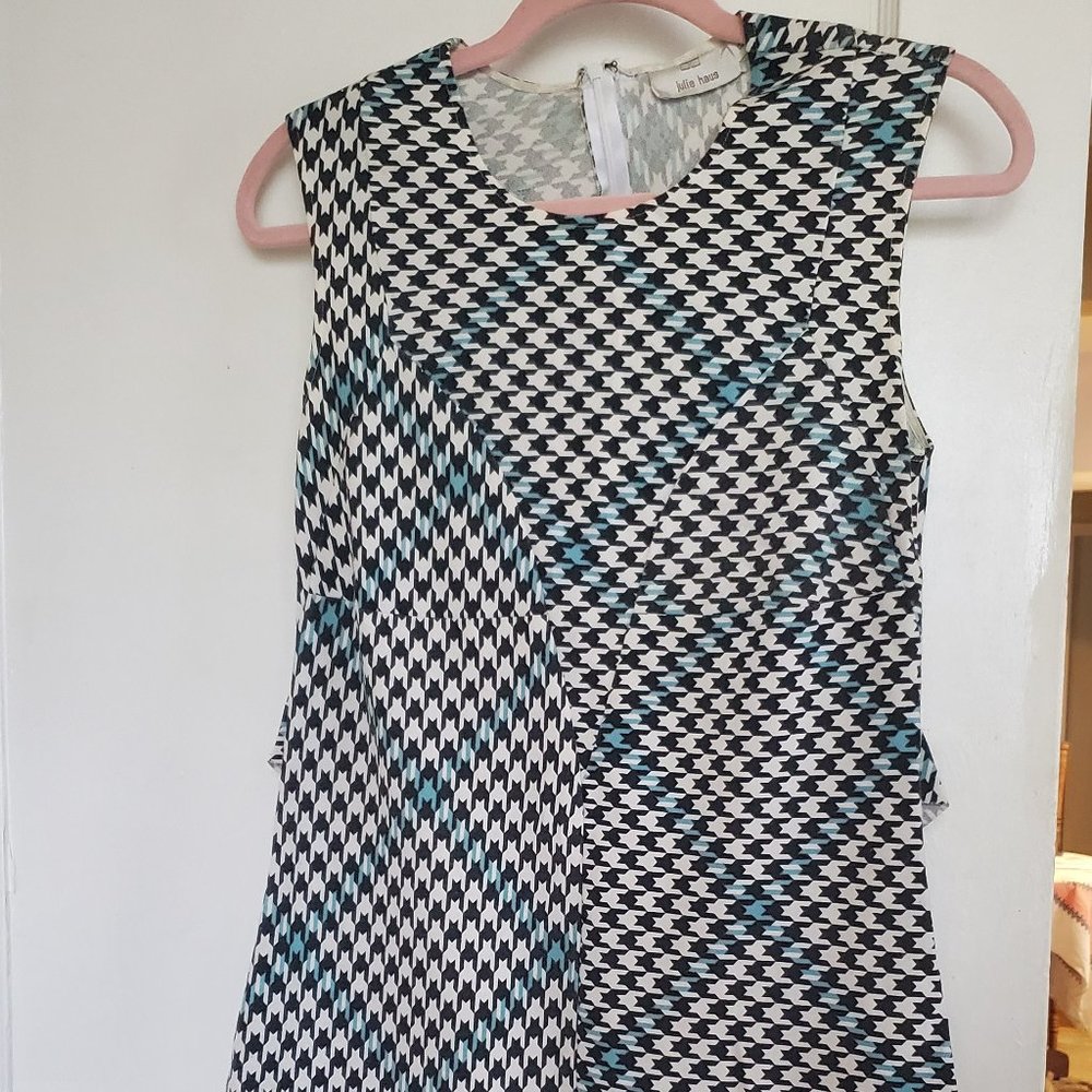 Vintage Julie Haus Houndstooth Dress Anthropologie